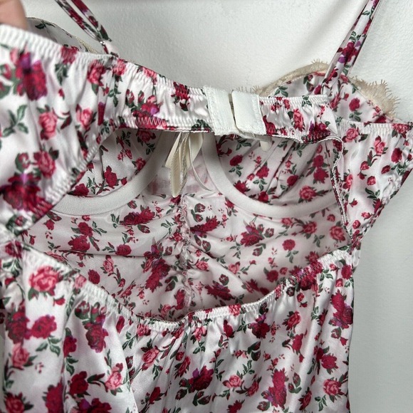 For Love & Lemons Melrose Bustier White Floral Small Sold Out Victorias Secret - Picture 8 of 12